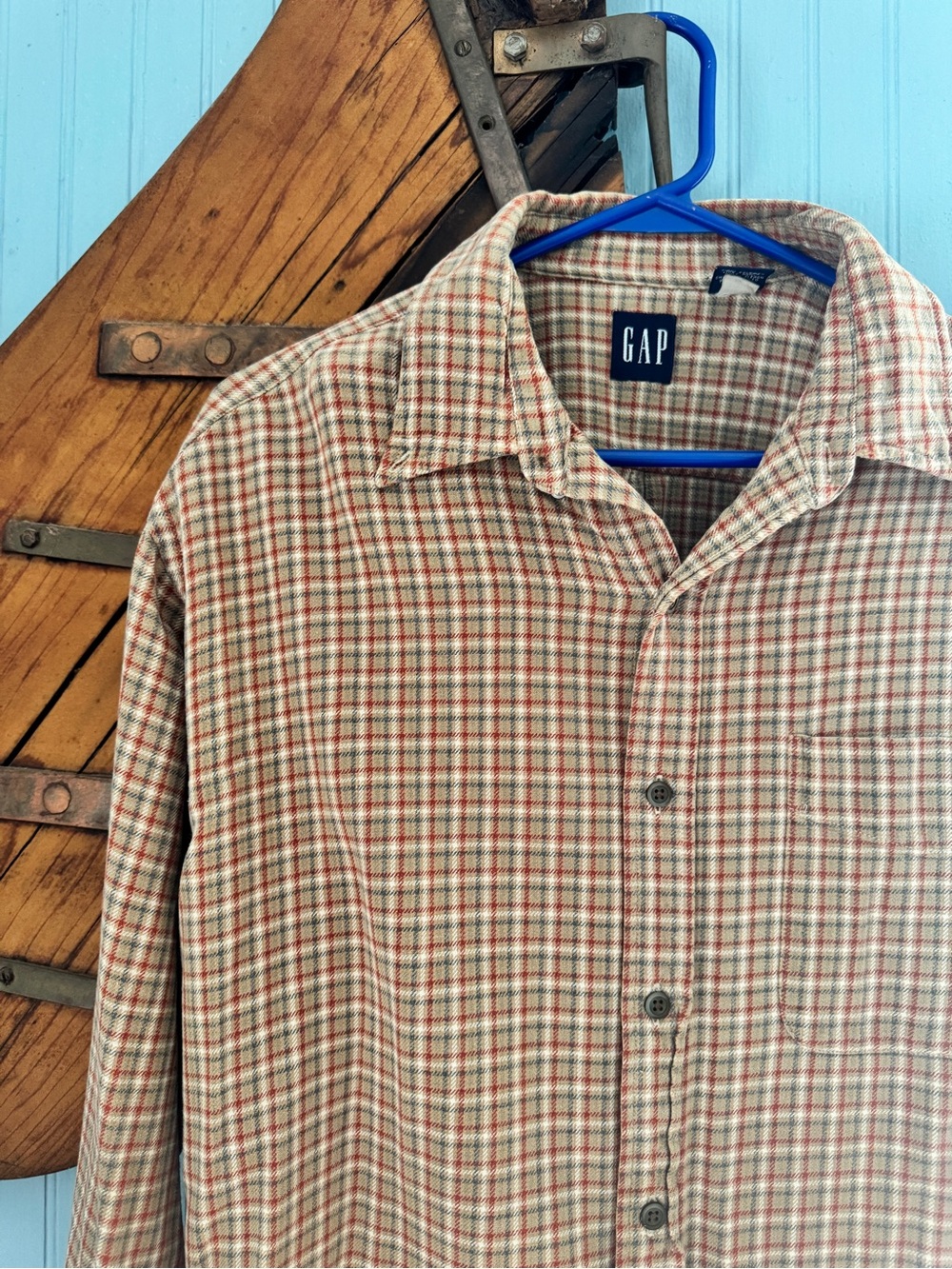 Gap long sleeve shirt, 97% cotton, size Men’s Large